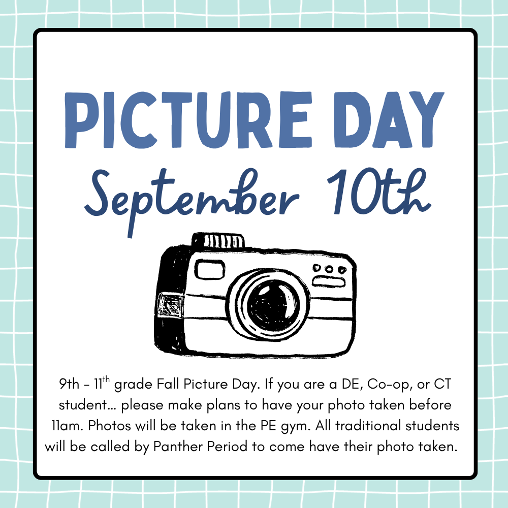 Fall Picture Day - Sep. 10th